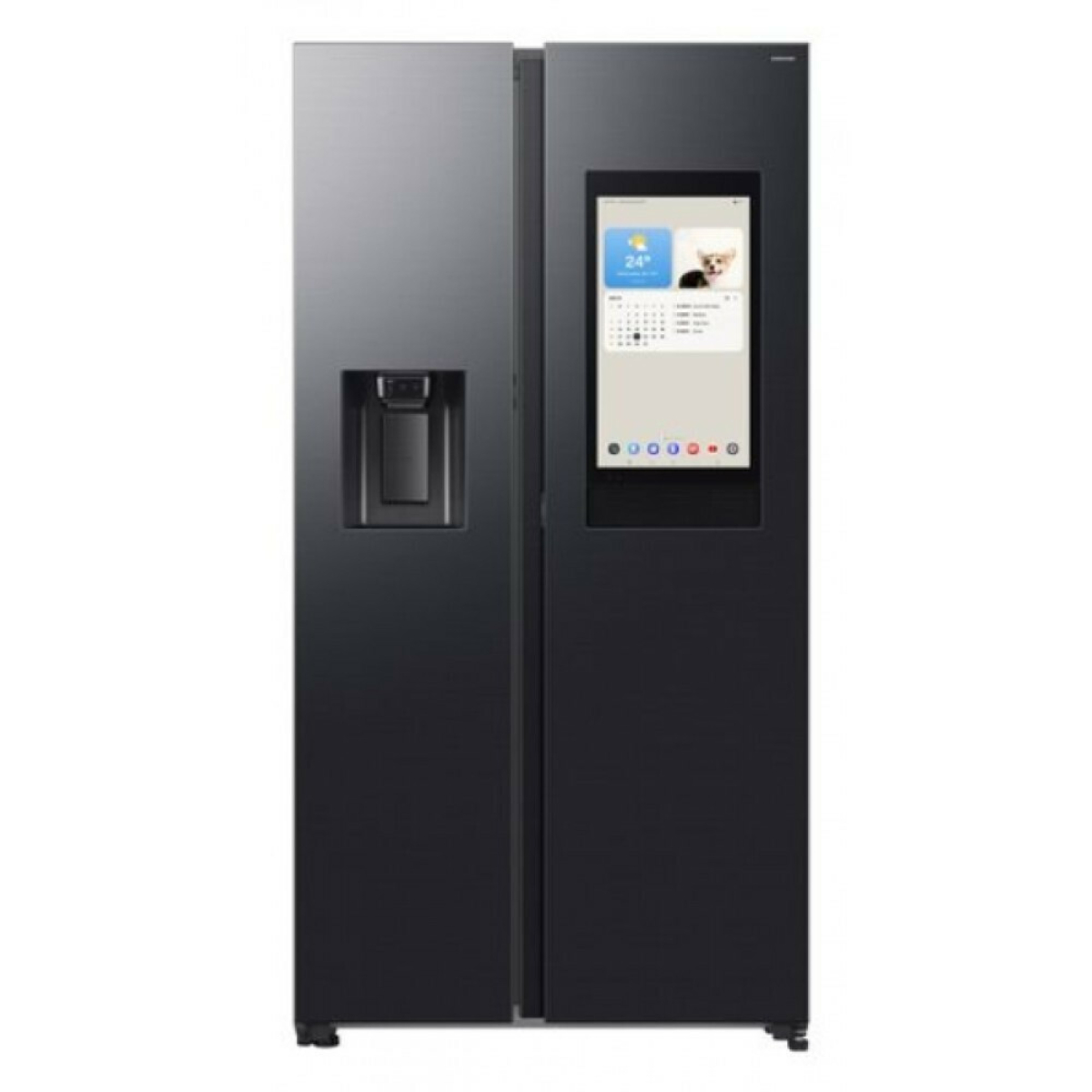 Samsung RS90F66BEFEF Ψυγείο Ντουλάπα 614lt Total NoFrost Υ178.4xΠ91.2xΒ72.6εκ. Μαύρο - Image 1