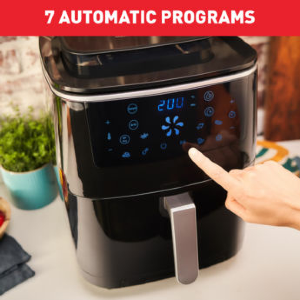 Tefal FW2018 Air Fryer 6.5lt Μαύρο - Image 6