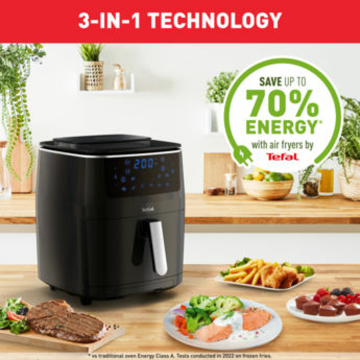 Tefal FW2018 Air Fryer 6.5lt Μαύρο - Image 5