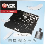 Vox PW436-01 Electronics Ψηφιακή Ζυγαριά σε Μαύρο χρώμα - Image 3