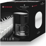 ΚΑΦΕΤΙΕΡΑ ΦΙΛΤΡΟΥ SINGER PIANO CM-1000PBL 1000W BLACK ΕΩΣ 12 ΔΟΣΕΙΣ - Image 2