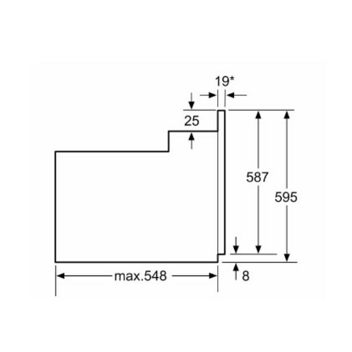 BOSCH ΦΟΥΡΝΟΣ HBF134EB2 ΑΝΩ ΠΑΓΚΟΥ ΜΑΥΡΟΣ - Image 6