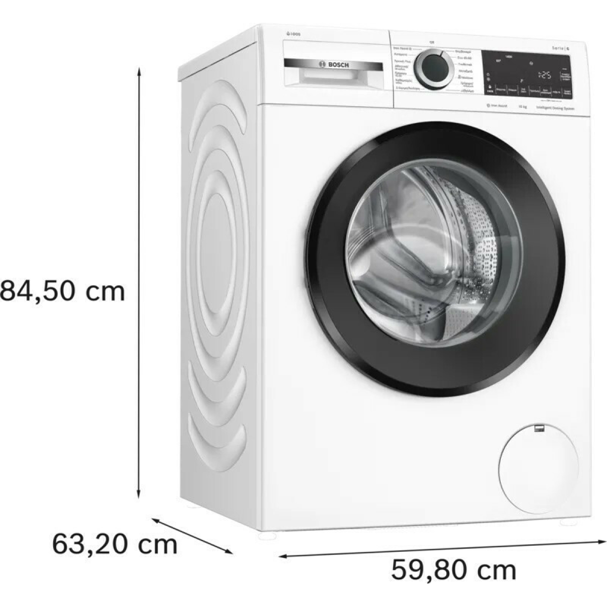 BOSCH ΠΛΥΝΤΗΡΙΟ ΡΟΥΧΩΝ WGG254F2GR 10KG ΛΕΥΚΟ - Image 3