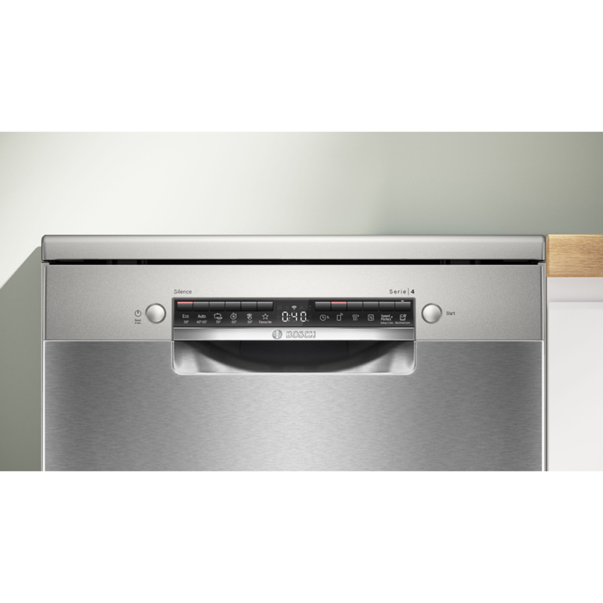 Bosch Ελεύθερο Πλυντήριο Πιάτων για 14 Σερβίτσια Home Connect Π60xY84.5εκ. Inox SMS4HVI03E - Image 5