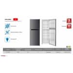 INVENTOR ΨΥΓΕΙΟ ΔΙΠΟΡΤΟ DPC143NFI NO FROST ΙΝΟΧ 197LT 142.5X54.5X56CM Ε - Image 3