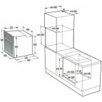 KORTING ΦΟΥΡΝΟΣ KBO6717E02X ΑΝΩ ΠΑΓΚΟΥ ΕΝΤΟΙΧΙΖΟΜΕΝΟΣ INOX 77LT - Image 3