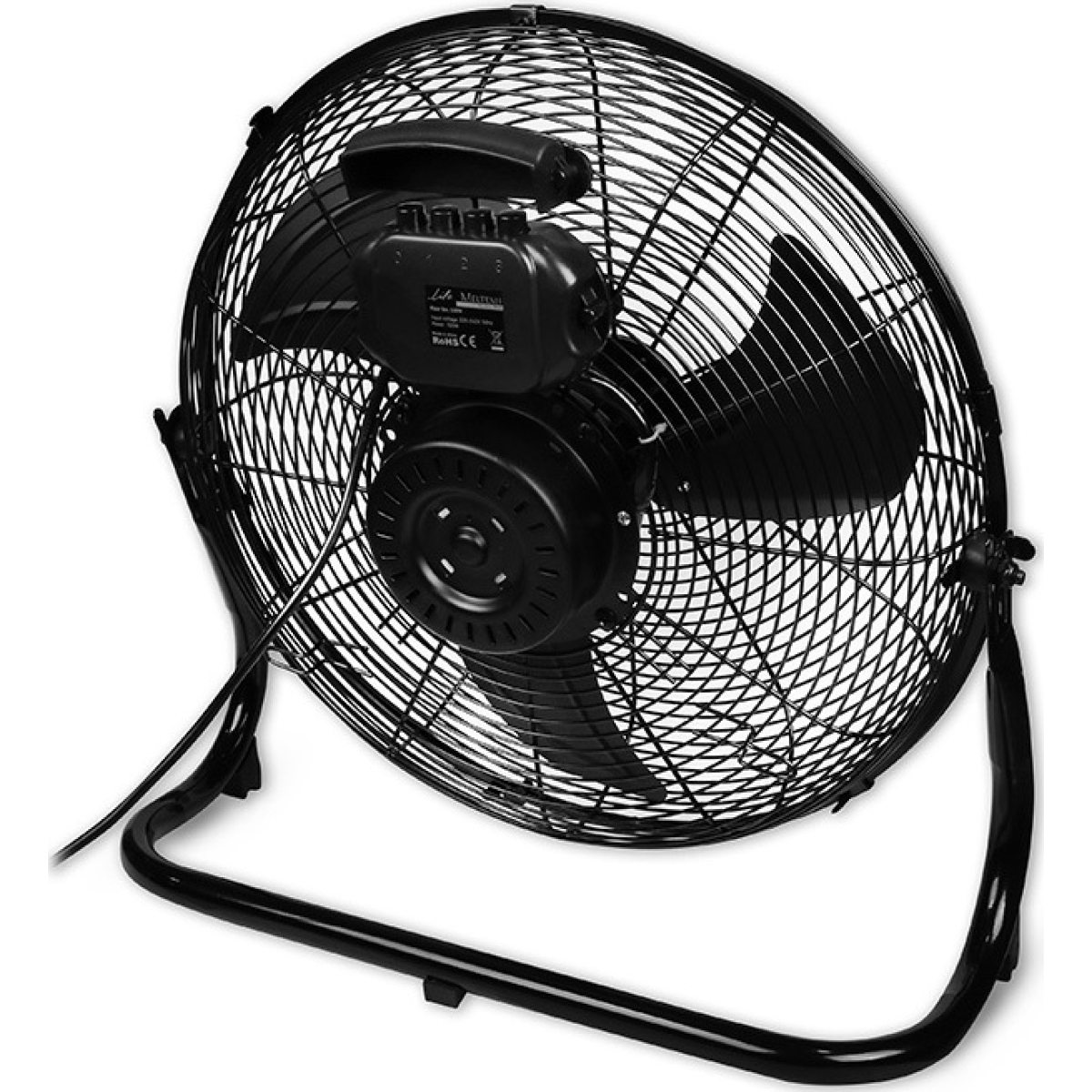 Life Meltemi Ανεμιστήρας Δαπέδου 100W Διαμέτρου 40cm Mystery Black 221-0203 - Image 4