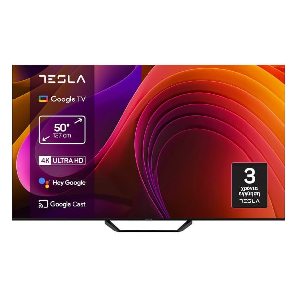 Tesla Smart Τηλεόραση 50" 4K UHD LED 50E655BUS HDR (2025)