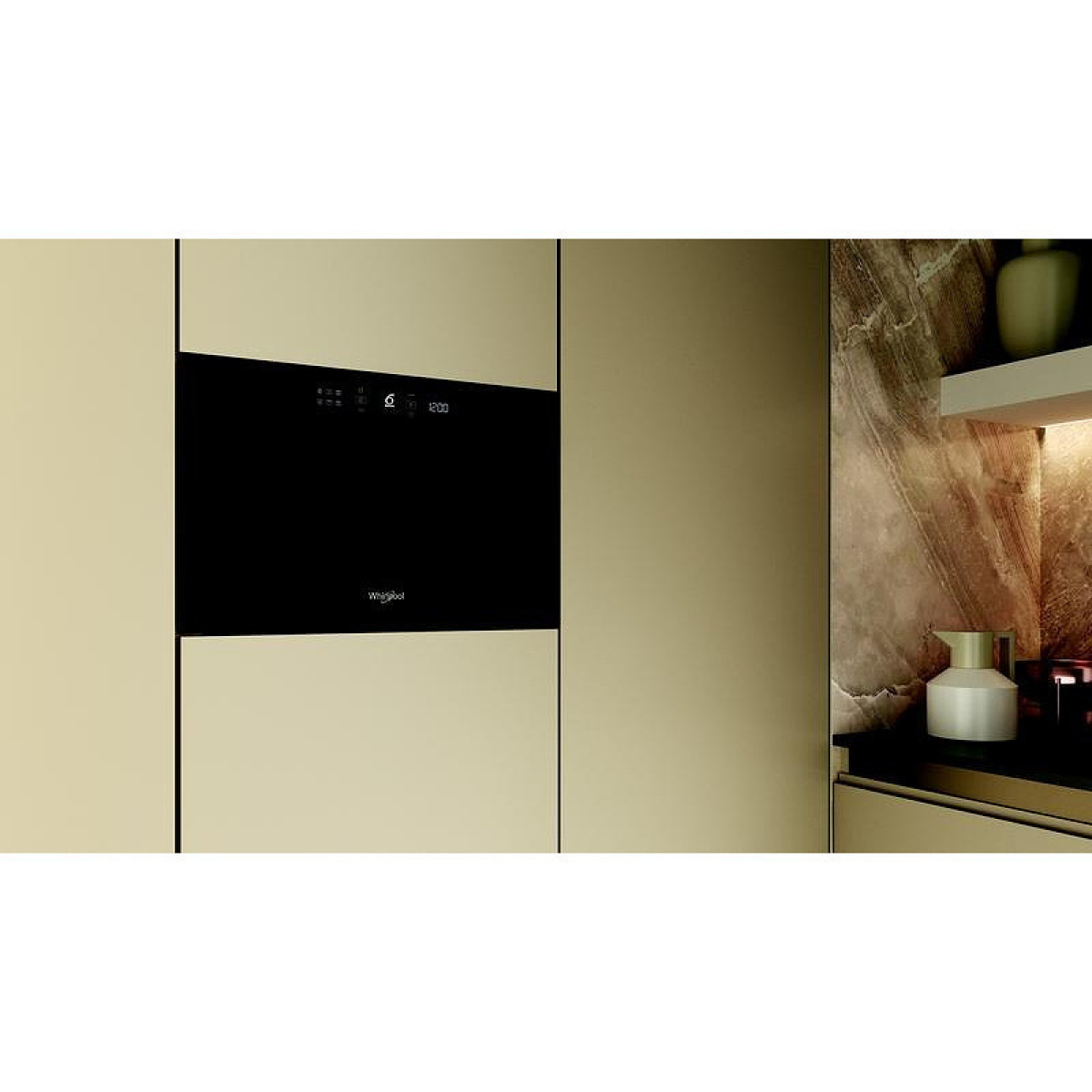 Whirlpool Εντοιχιζόμενος Φούρνος Μικροκυμάτων με Grill 31lt Μαύρος WMD44MB - Image 6