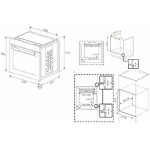 Beko BBIR17300BCS Φούρνος άνω Πάγκου 72lt Π59.5εκ. Μαύρος - Image 3