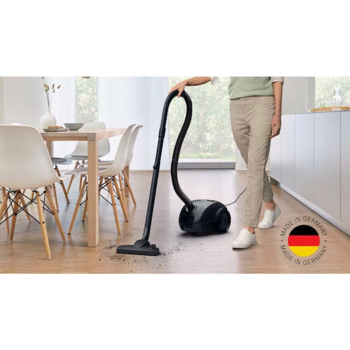 Bosch BGBS2BA2 Ηλεκτρική Σκούπα 600W με Σακούλα 3.5lt Μαύρη - Image 2