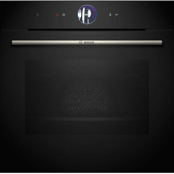 Bosch Φούρνος άνω Πάγκου 71lt Π59.4εκ. Μαύρος HBG7363B1