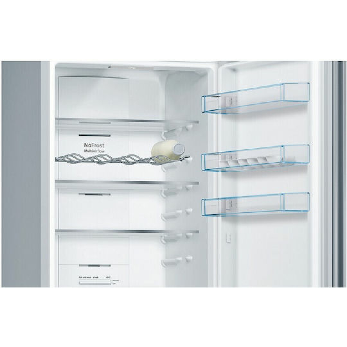 Bosch Ψυγειοκαταψύκτης 368lt Total NoFrost Υ203xΠ60xΒ66εκ. Γκρι KGN39VIEB - Image 4