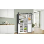 Bosch Ψυγείο Ντουλάπα 547lt Total NoFrost Υ189.5xΠ85.5xΒ66.6εκ. Μαύρο KMC85LBEA - Image 2