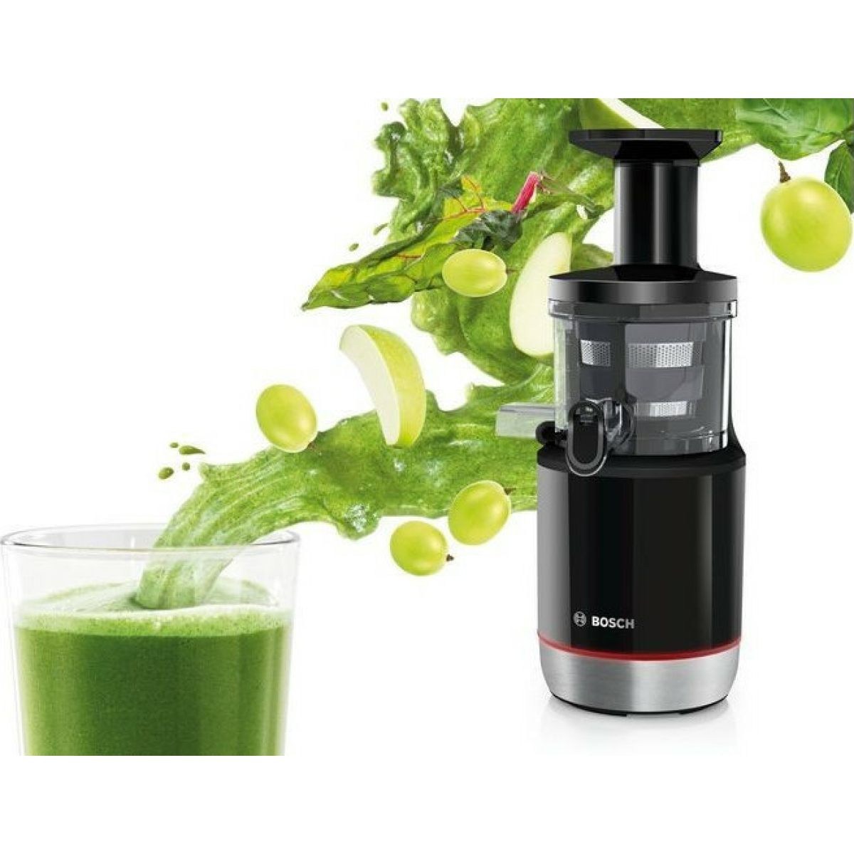 Bosch Αποχυμωτής Αργής Σύνθλιψης 150W Inox Μαύρος MESM731M - Image 7
