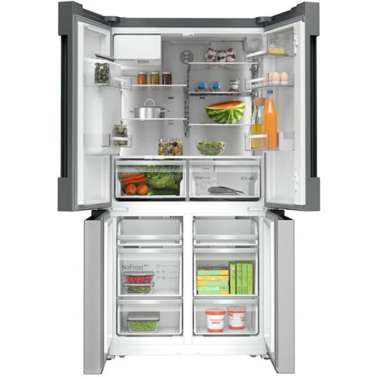 Bosch Ψυγείο Ντουλάπα 574lt Total NoFrost Υ183xΠ90.5xΒ73.1εκ. Inox KFD96APEA - Image 5