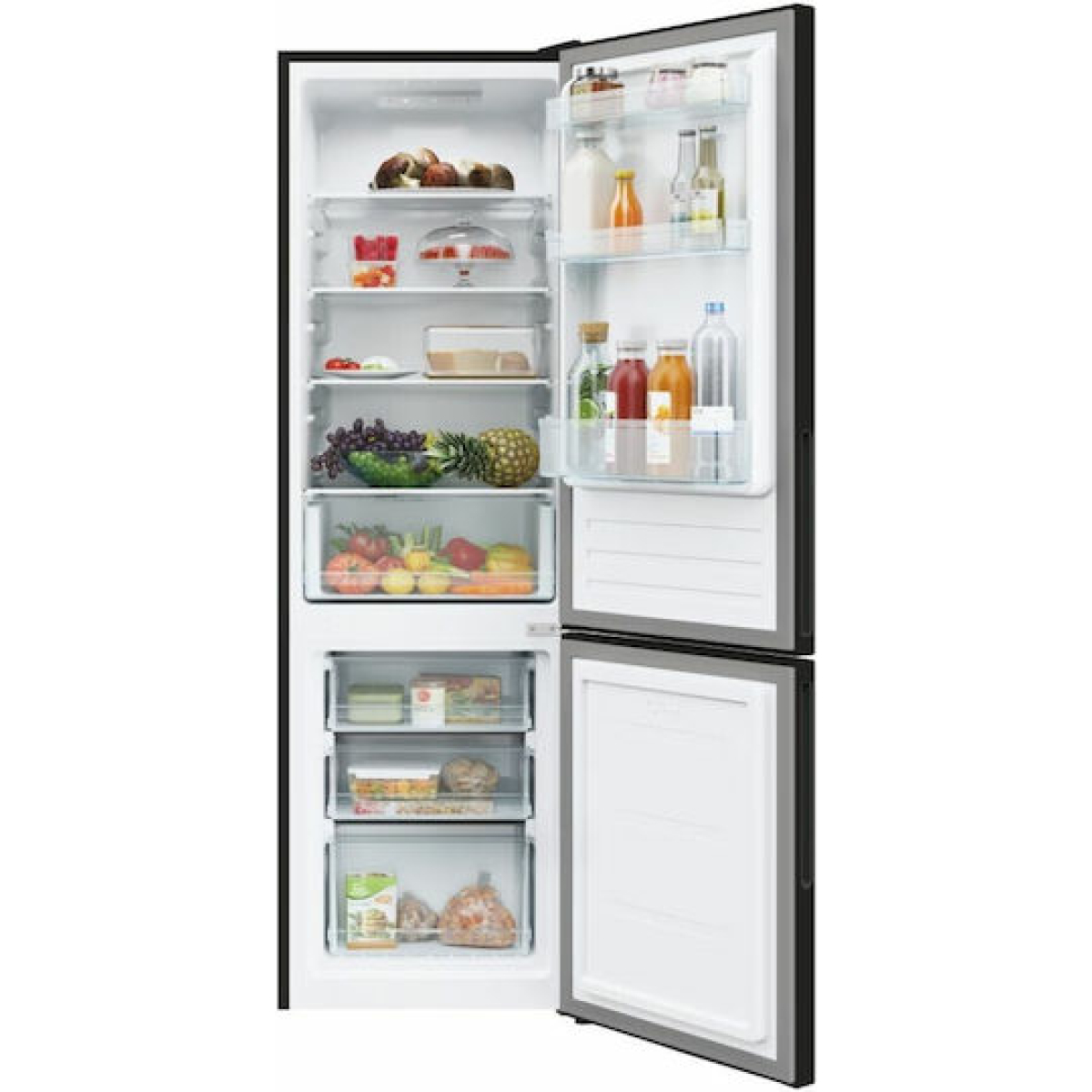 Candy Ψυγειοκαταψύκτης 260lt Υ176xΠ54.5xΒ55εκ. Μαύρος CCT3L517EB - Image 7
