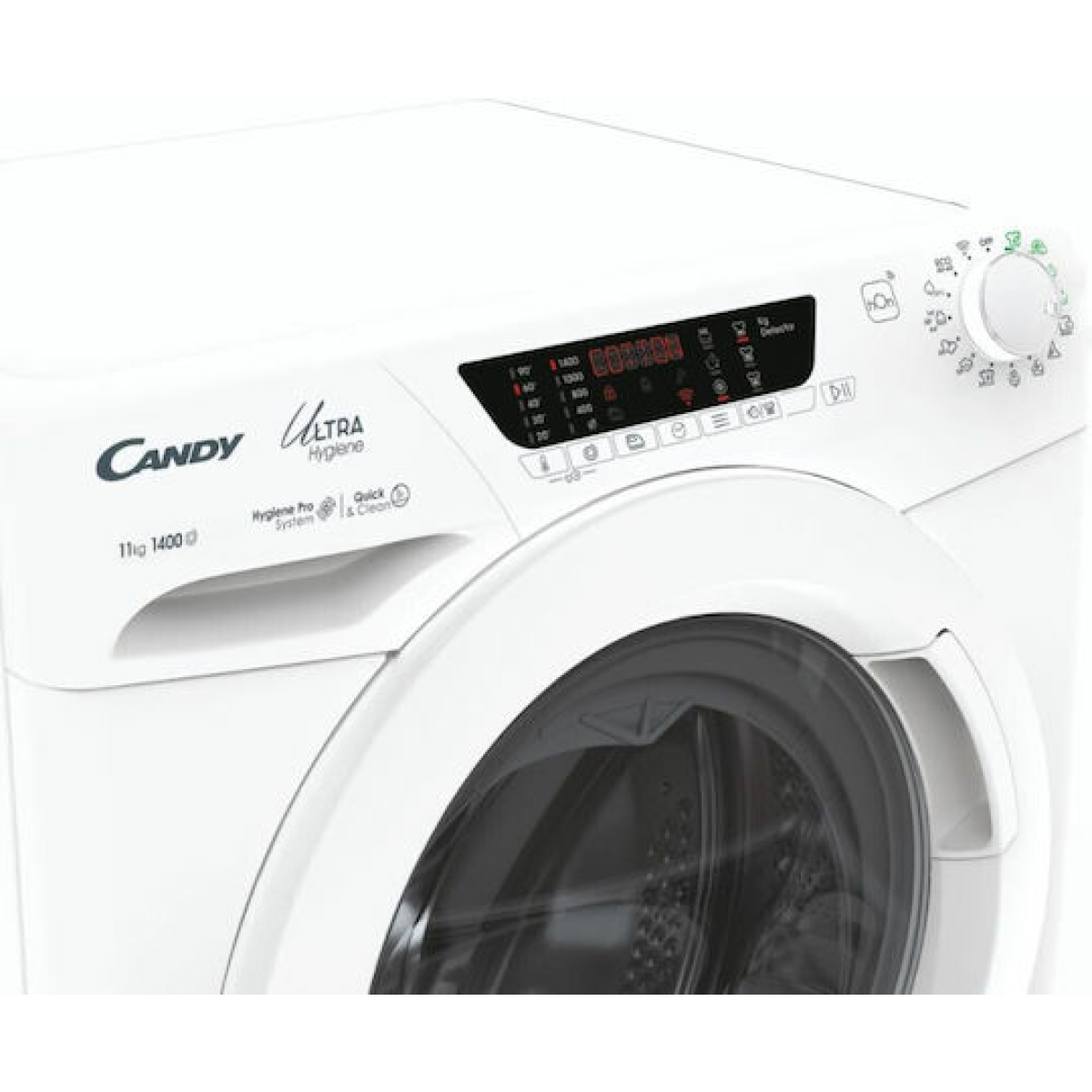 Candy Ultra Hygiene Πλυντήριο Ρούχων 11kg με Τεχνολογία Ατμού 1400 Στροφών Smart Touch HES14114TWM5/1-S - Image 4