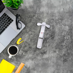 Eurolamp Ανεμιστηράκι Χειρός USB Λευκό 300-20550 - Image 3