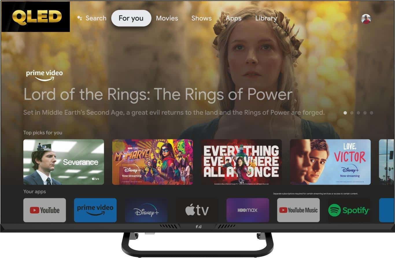 F&U FLG43141QL F&U Smart Τηλεόραση 43" 4K UHD QLED FLG43141QL (2024) - Image 1