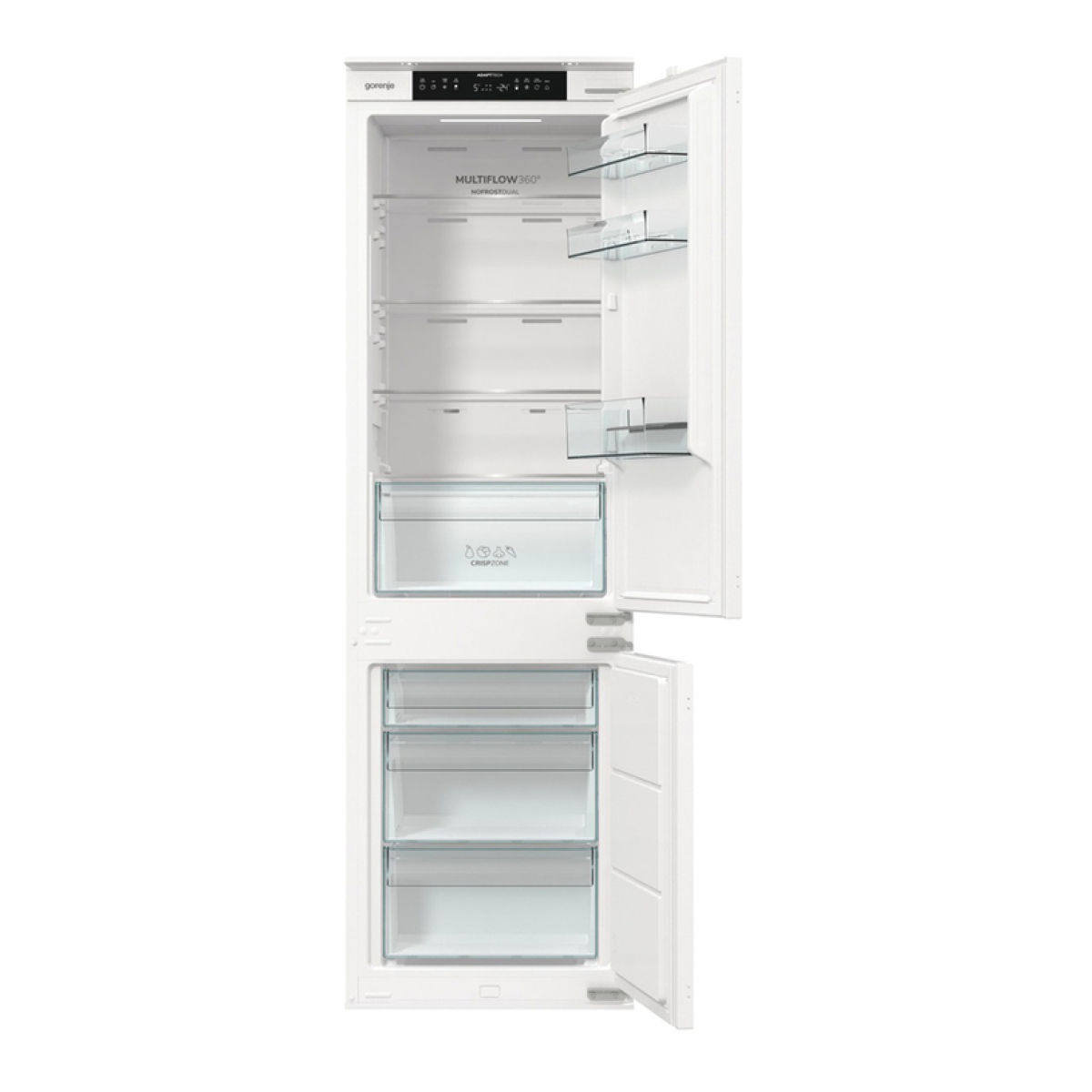 Gorenje Ψυγειοκαταψύκτης 252lt NoFrost Υ177.2xΠ54xΒ54.5εκ. Λευκός NRKI517E41 - Image 2
