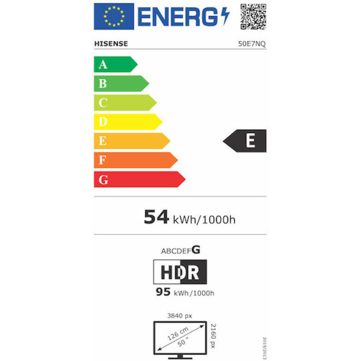 Hisense Smart Τηλεόραση 50" 4K UHD QLED E7N HDR (2024) 50E7NQ - Image 8
