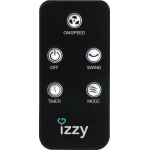 Izzy IZ-9002 Ανεμιστήρας Ορθοστάτης 70W Διαμέτρου 40cm με Τηλεχειριστήριο - Image 5