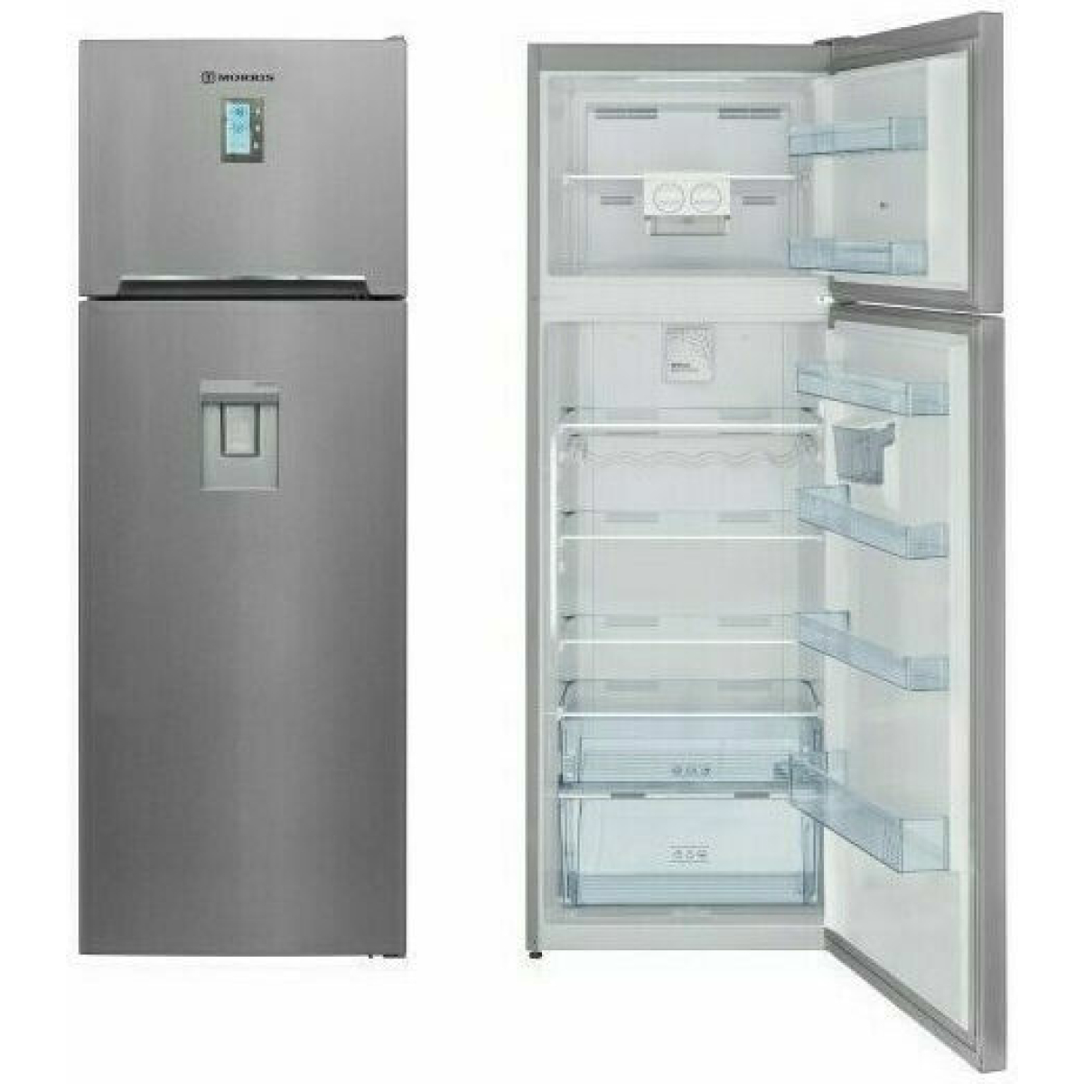 Morris Ψυγείο Δίπορτο 451lt Total NoFrost Υ187xΠ70xΒ72εκ. Inox R71452NFDD - Image 3