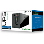 NOD U-2000 UPS Line-Interactive 2000VA 1200W με 4 Schuko Πρίζες 141-0168 - Image 2