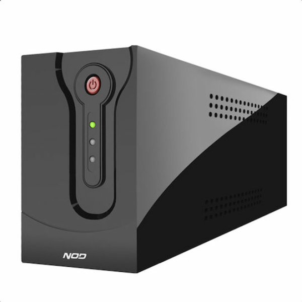 NOD U-2000 UPS Line-Interactive 2000VA 1200W με 4 Schuko Πρίζες 141-0168