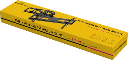 POWERTECH PT-1130 5 Powertech PT-1130 Βάση Τηλεόρασης Τοίχου με Βραχίονα έως 80" και 40kg Μαύρο - Image 6