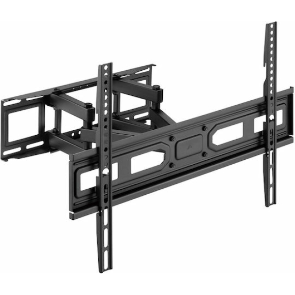 Powertech PT-1130 Βάση Τηλεόρασης Τοίχου με Βραχίονα έως 80" και 40kg Μαύρο