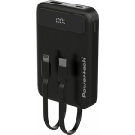 Powertech Power Bank PT-1417 10000mAh 22.5W με Θύρα USB-A και Θύρα USB-C Power Delivery / Quick Charge 3.0 Μαύρο