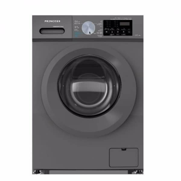 Princess Πλυντήριο Ρούχων 8kg 1200 Στροφών Γκρι WMBAS8PAR