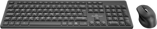 Powertech PT-1151 1 Powertech PT-1151 Ασύρματο Σετ Πληκτρολόγιο & Ποντίκι Ελληνικό Γκρι - Image 4