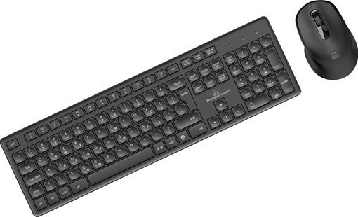 Powertech PT-1151 4 Powertech PT-1151 Ασύρματο Σετ Πληκτρολόγιο & Ποντίκι Ελληνικό Γκρι - Image 5