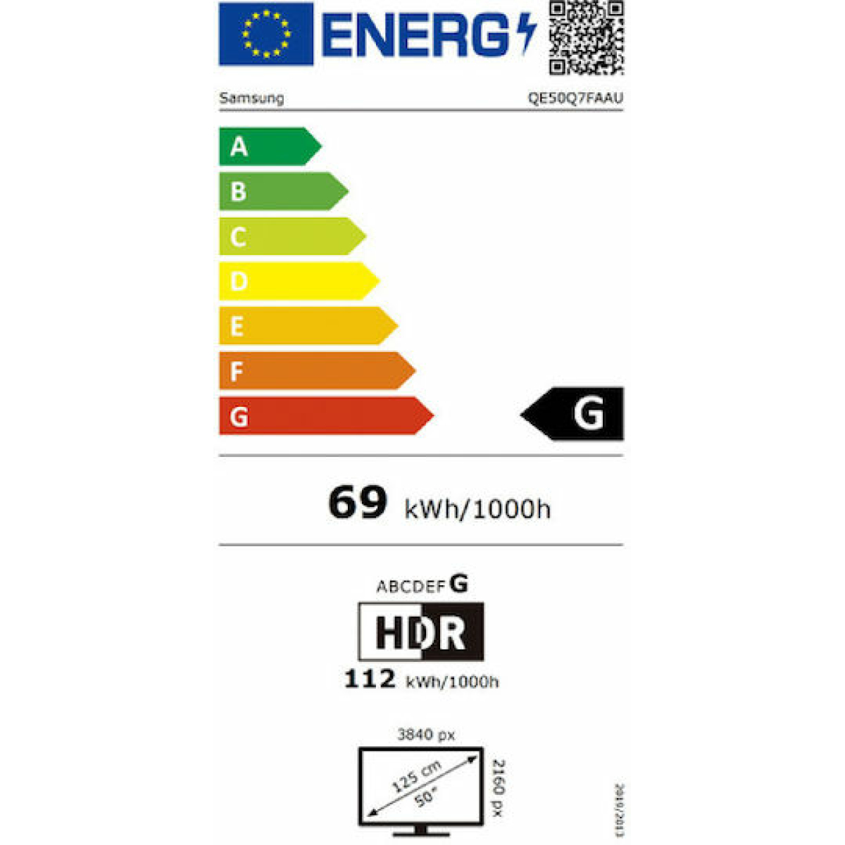 Samsung Smart Τηλεόραση 50" 4K UHD QLED Q7F HDR (2025) QE50Q7FAAUXXH - Image 3