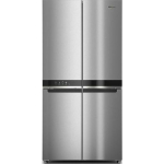 Whirlpool Ψυγείο Ντουλάπα 594lt NoFrost Υ187.4xΠ90.9xΒ69.8εκ. Inox WQ9 B3L EF