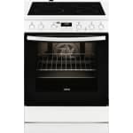 Zanussi Κουζίνα 72lt με Κεραμικές Εστίες Π59.6εκ. Λευκή ZCV65330WA