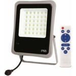 Eurolamp Στεγανός Ηλιακός Προβολέας LED 20W Φυσικό Λευκό 4000K με Τηλεχειριστήριο IP65 147-69580 - Image 2