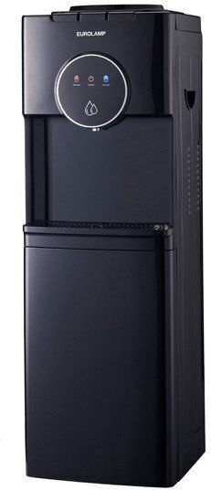 Eurolamp 920-29707 Eurolamp Ψύκτης Δαπέδου Φιάλης Inox με Ντουλάπι με Παροχή Κρύου Νερού 3lt/h 920-29707 - Image 1
