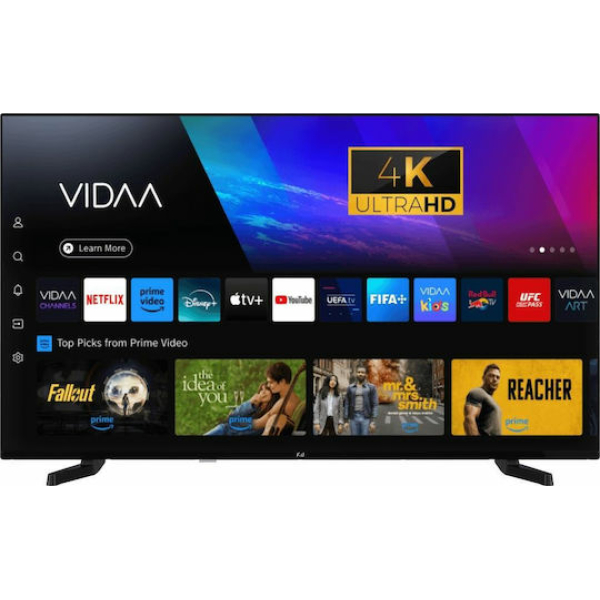 F&U Smart Τηλεόραση 50" 4K UHD LED FLV50501UH HDR