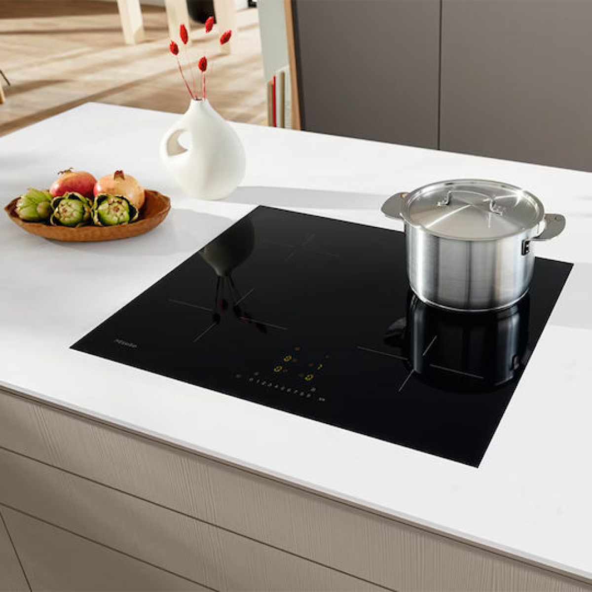 Miele Επαγωγική Εστία Αυτόνομη με Λειτουργία Κλειδώματος 62x52εκ. KM 7361 FL - Image 5