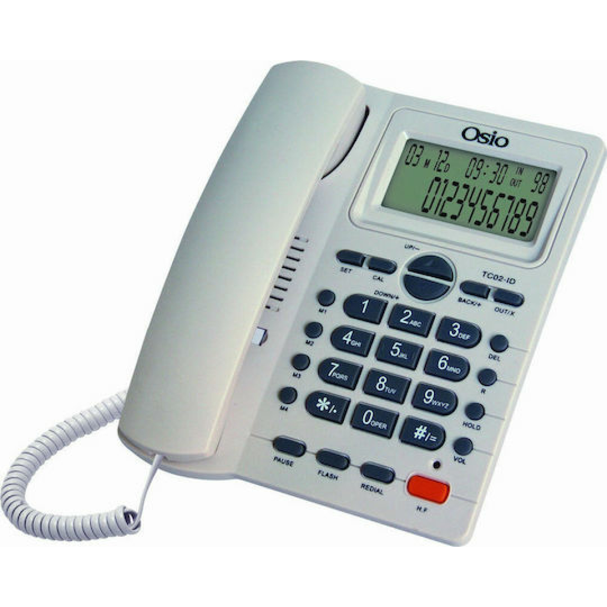 Osio OSW-4710 Ενσύρματο Τηλέφωνο Γραφείου Λευκό - Image 1