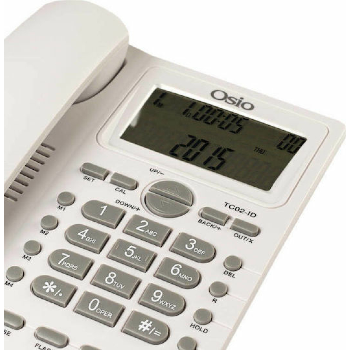 Osio OSW-4710 Ενσύρματο Τηλέφωνο Γραφείου Λευκό - Image 2