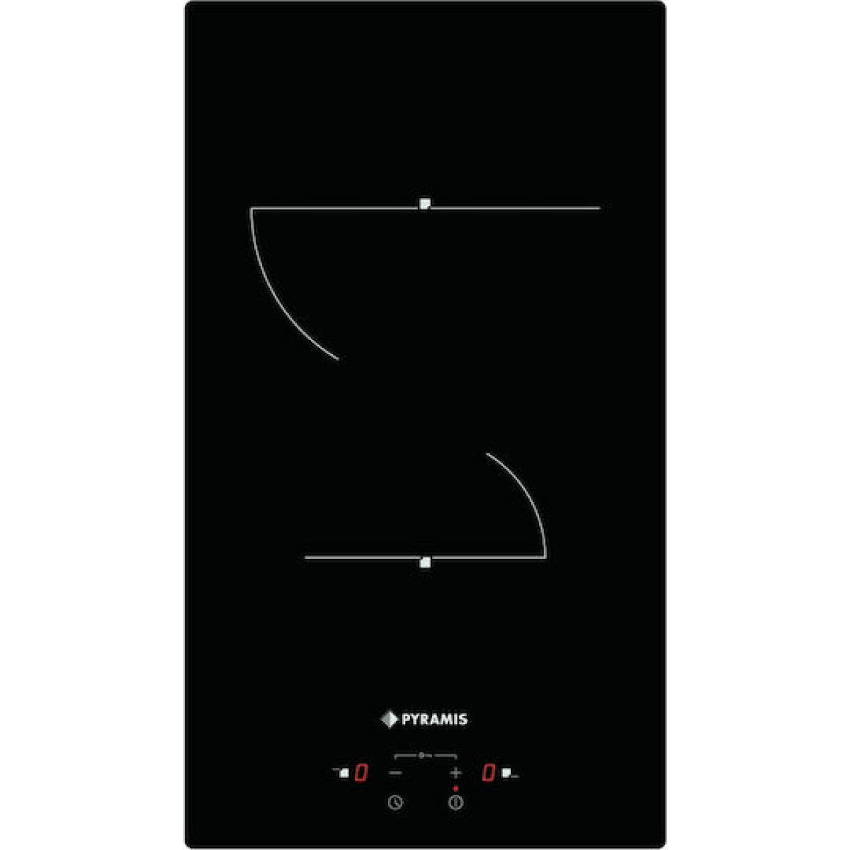 Pyramis PHC31210FMB Domino Κεραμική Εστία Αυτόνομη 29x51εκ. - Image 3