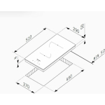 Pyramis PHC31210FMB Domino Κεραμική Εστία Αυτόνομη 29x51εκ. - Image 4