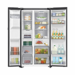 Samsung Ψυγείο Ντουλάπα 634lt NoFrost Υ178.6xΠ91.2xΒ71.6εκ. Μαύρο RS80F64JEBEF - Image 3