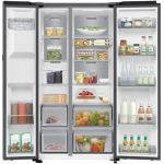 Samsung Ψυγείο Ντουλάπα 621lt Total NoFrost Υ178.4xΠ91.2xΒ72.6εκ. Μαύρο RS90F64EETEF - Image 3
