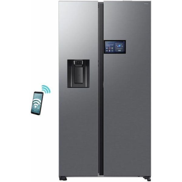 Samsung Ψυγείο Ντουλάπα 621lt Total NoFrost Υ178.4xΠ91.2xΒ72.6εκ. Μαύρο RS90F64EETEF
